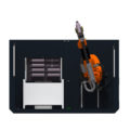 CNC Automation Robotiklösungen Drehmaschine Fräsmaschine WORK-R