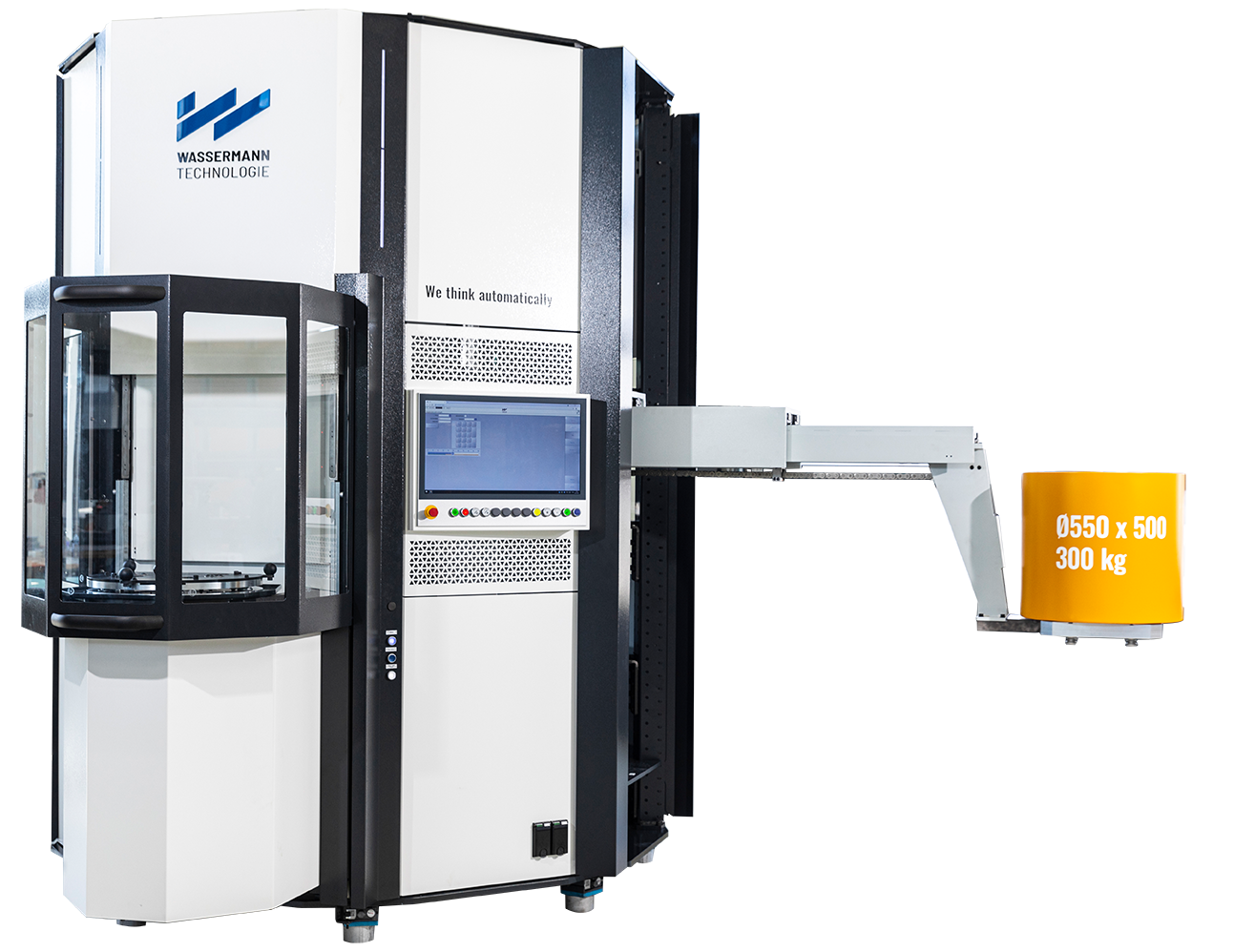 CNC automation – loading system WORK-S round shelf